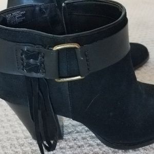 Black low cut boots